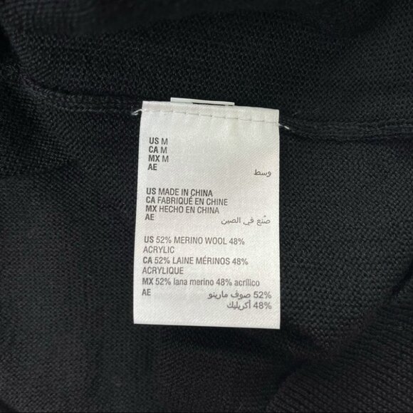 Club Room 1/4 Zip Merino Wool Blend Mens Pullover - Picture 7 of 11